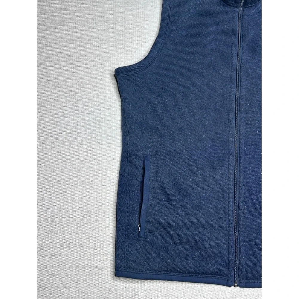Patagonia Better Sweater Vest Men's L Navy Blue Full Zip Fleece Outdoor